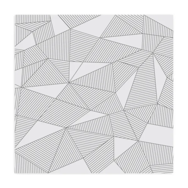 Wall Murals & Wall Decals-Kirkland's Home Nobel Geometry Peel And Stick Wall Mural Black/White