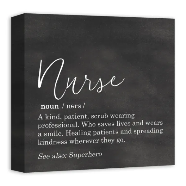 Wall Quotes & Signs-Kirkland's Home Nurse Definition Canvas Art Print Black