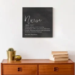 Wall Quotes & Signs-Kirkland's Home Nurse Definition Canvas Art Print Black