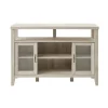 Tv Stands & Media Consoles-Kirkland's Home Oak Rustic Wood Tv Stand White