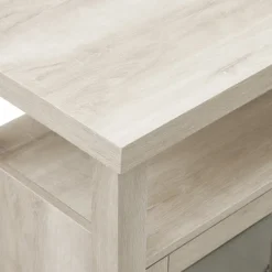 Tv Stands & Media Consoles-Kirkland's Home Oak Rustic Wood Tv Stand White