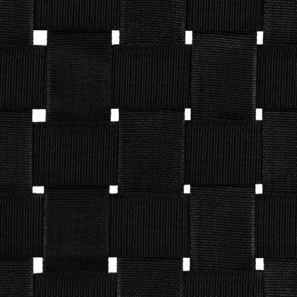 Benches & Ottomans-Kirkland's Home Oak Wood And Woven Nylon Bench Black/Tan