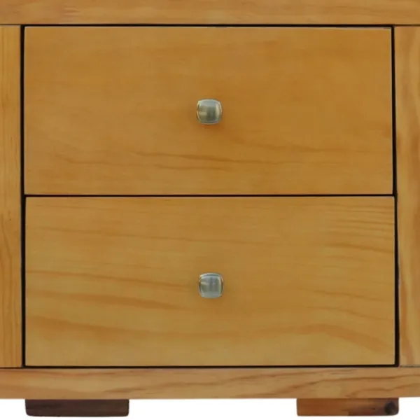 Beds & Headboards-Kirkland's Home Oak Wood King Platform Bed And 2-Nightstand Set Brown