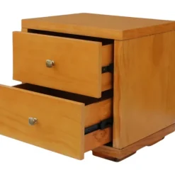 Beds & Headboards-Kirkland's Home Oak Wood King Platform Bed And 2-Nightstand Set Brown