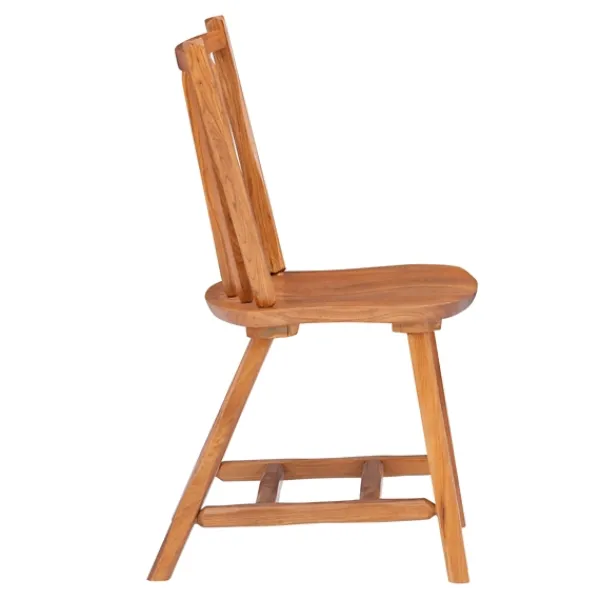 Dining Chairs-Kirkland's Home Oak Wood Spindle Back Dining Chairs, Set Of 2 Brown