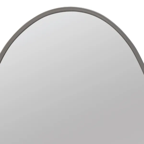 Decorative Mirrors-Kirkland's Home Oakland Oval Wall Mirror Silver