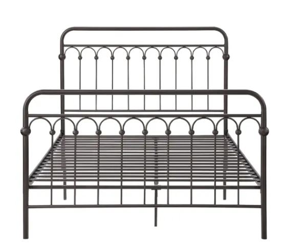 Beds & Headboards-Kirkland's Home Oil Rubbed Bronze Metal Platform Full Bed Brown