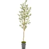 Trees & Topiaries-Kirkland's Home Olive Tree In Mossy Metal Planter