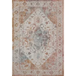 Outdoor Rugs-Kirkland's Home Ombre At Dusk Indoor/Outdoor Area Rug, 5X7 Ivory/Orange