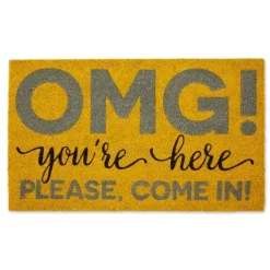 Doormats-Kirkland's Home Omg You'Re Here Doormat Brown/Blue