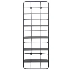 Shelves-Kirkland's Home Onyx Squared Iron Grid Wall Shelves