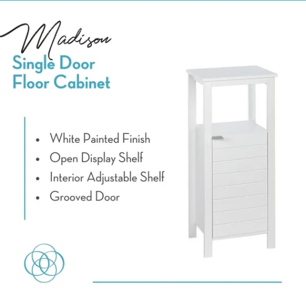 Cabinets & Sideboards-Kirkland's Home Open Shelf Cabinet White