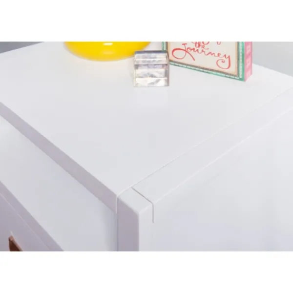 Accent & End Tables-Kirkland's Home Open Shelf Wood Accent Table White