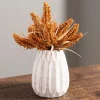Arrangements & Greenery-Kirkland's Home Orange Wheat Arrangement In White Vase Ivory/Orange
