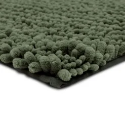 Bathroom Rugs-Kirkland's Home Oregano Chenille Bath Mat, 24 In. Green