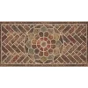 Doormats-Kirkland's Home Ornamental Brick Entry Doormat Brown