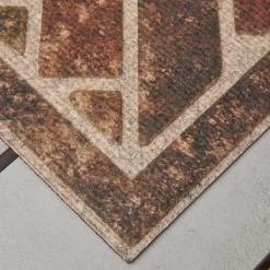 Doormats-Kirkland's Home Ornamental Brick Entry Doormat Brown