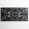 Wall Plaques-Kirkland's Home Ornate Carved Wall Plaque Black