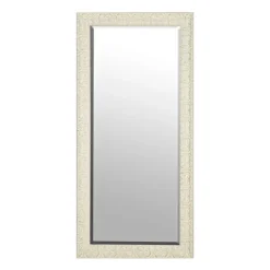 Full Length & Floor Mirrors-Kirkland's Home Ornate Distressed Cream Mirror, 30.75X64.75 In.