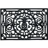 Doormats-Kirkland's Home Ornate Penelope Durable Rubber Doormat, 30X18 In. Black
