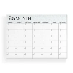 Wall Storage-Kirkland's Home Our Month Acrylic Dry Erase Board White