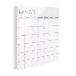 Wall Storage-Kirkland's Home Our Month Acrylic Dry Erase Board White