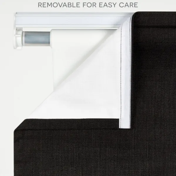 Curtains & Drapes-Kirkland's Home Out Roman Shade, 27 In. Black