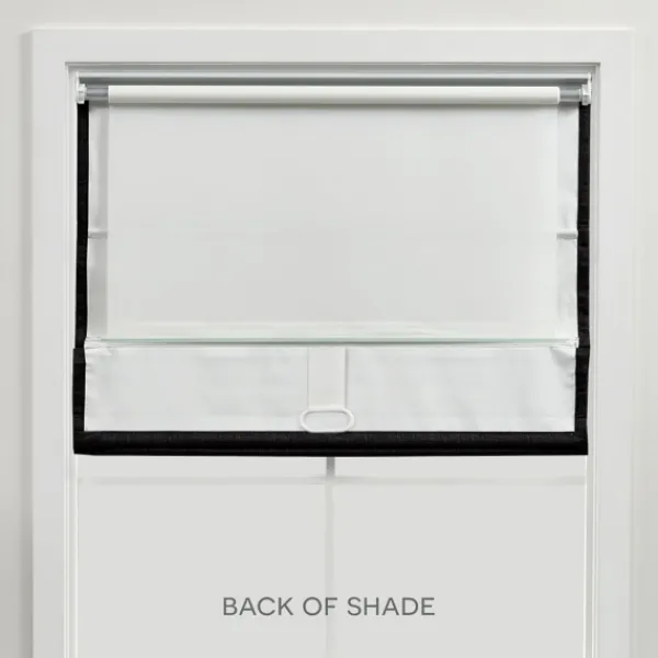 Curtains & Drapes-Kirkland's Home Out Roman Shade, 23 In. Black