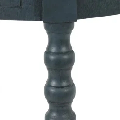 Accent & End Tables-Kirkland's Home Oval Antique Navy Accent Table Blue
