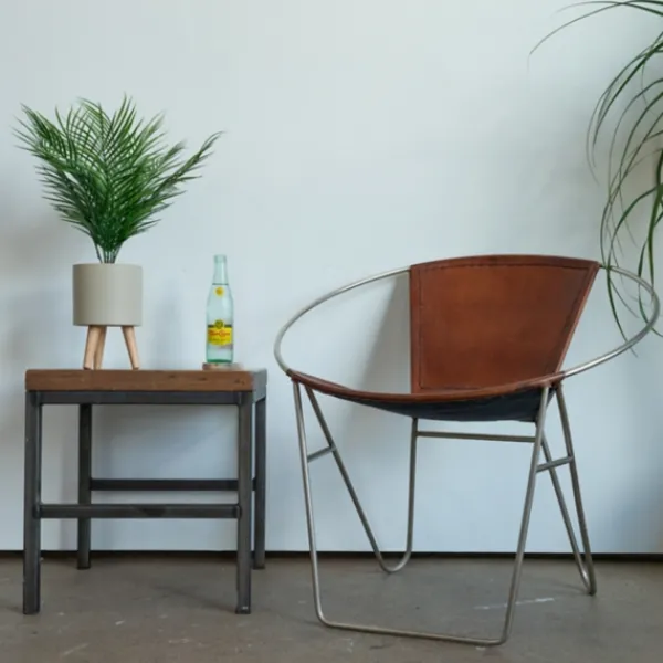 Arrangements & Greenery-Kirkland's Home Palm Arrangement In Tan Footed Pot Green/Tan
