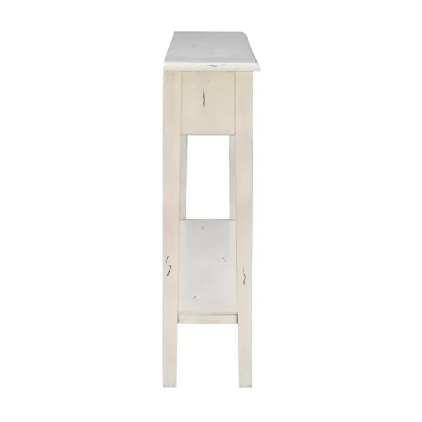 Console Tables-Kirkland's Home Paloma Cream 4-Drawer Console Table Ivory