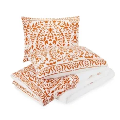 Comforters-Kirkland's Home Paloma King 3-Pc. Comforter Set Orange