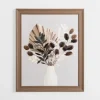 Framed Art-Kirkland's Home Pampas Bouquet Ii Framed Art Print White/Multi