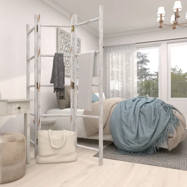 Decorative Accents-Kirkland's Home 3-Panel Hinged Ladder White