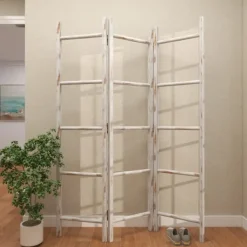 Decorative Accents-Kirkland's Home 3-Panel Hinged Ladder White