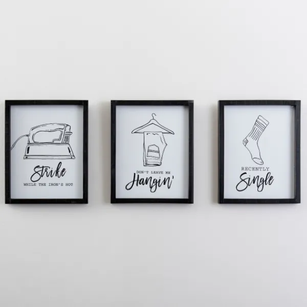 Wall Quotes & Signs-Kirkland's Home Pants Funny Laundry Room Wall Plaque Black/White
