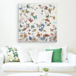 Canvas Art-Kirkland's Home Papillon Canvas Art Print Multi