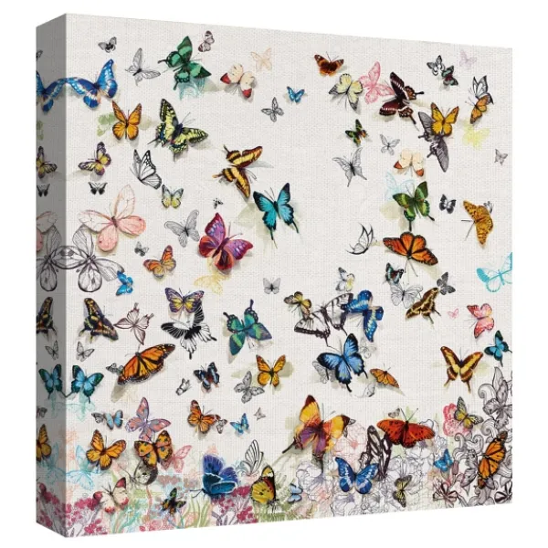 Canvas Art-Kirkland's Home Papillon Canvas Art Print Multi