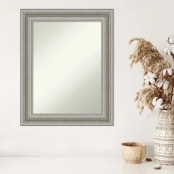 Decorative Mirrors-Kirkland's Home Parlor Silver Framed Wall Mirror