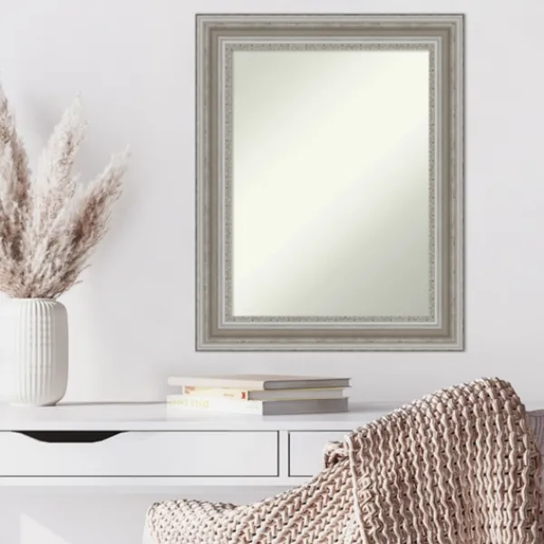 Decorative Mirrors-Kirkland's Home Parlor Silver Framed Wall Mirror