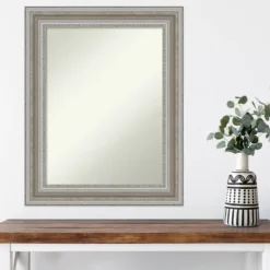Decorative Mirrors-Kirkland's Home Parlor Silver Framed Wall Mirror