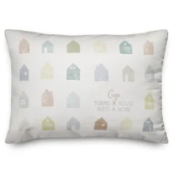 Pillows-Kirkland's Home Pastel Gigi House Into Home Accent Pillow White/Multi