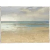 Canvas Art-Kirkland's Home Pastel Seascape Framed Canvas Art Print Blue/Gray/Tan