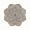 Wall Plaques-Kirkland's Home Patina Finish Metal Flower Large Wall Plaque Gray