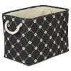 Baskets & Boxes-Kirkland's Home Paw Trellis Rectangle Basket, 16 In. Black