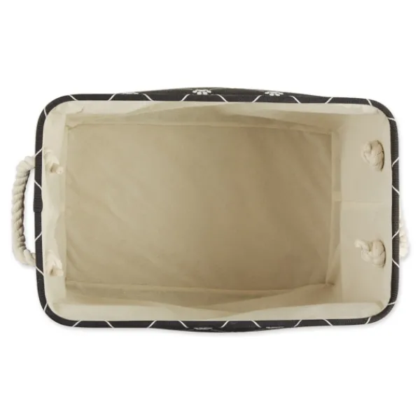 Baskets & Boxes-Kirkland's Home Paw Trellis Rectangle Basket, 16 In. Black