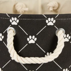 Baskets & Boxes-Kirkland's Home Paw Trellis Rectangle Basket, 16 In. Black