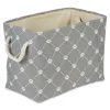 Baskets & Boxes-Kirkland's Home Paw Trellis Rectangle Basket, 16 In. Gray