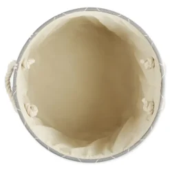 Baskets & Boxes-Kirkland's Home Paw Trellis Round Basket, 12 In. Gray