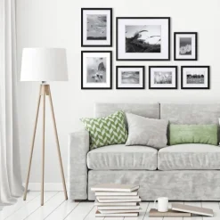 Gallery Wall Frames-Kirkland's Home 7-Pc. Matted Gallery Wall Picture Frame Set Black